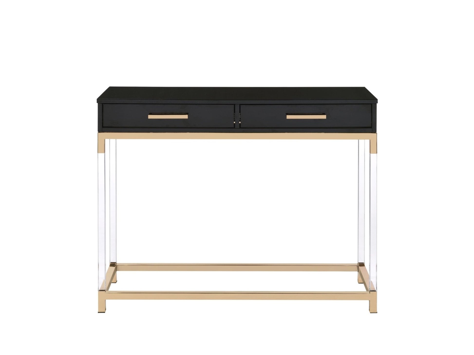 Adiel Black & Gold Finish Sofa Table - 1st Choice Furniture Direct