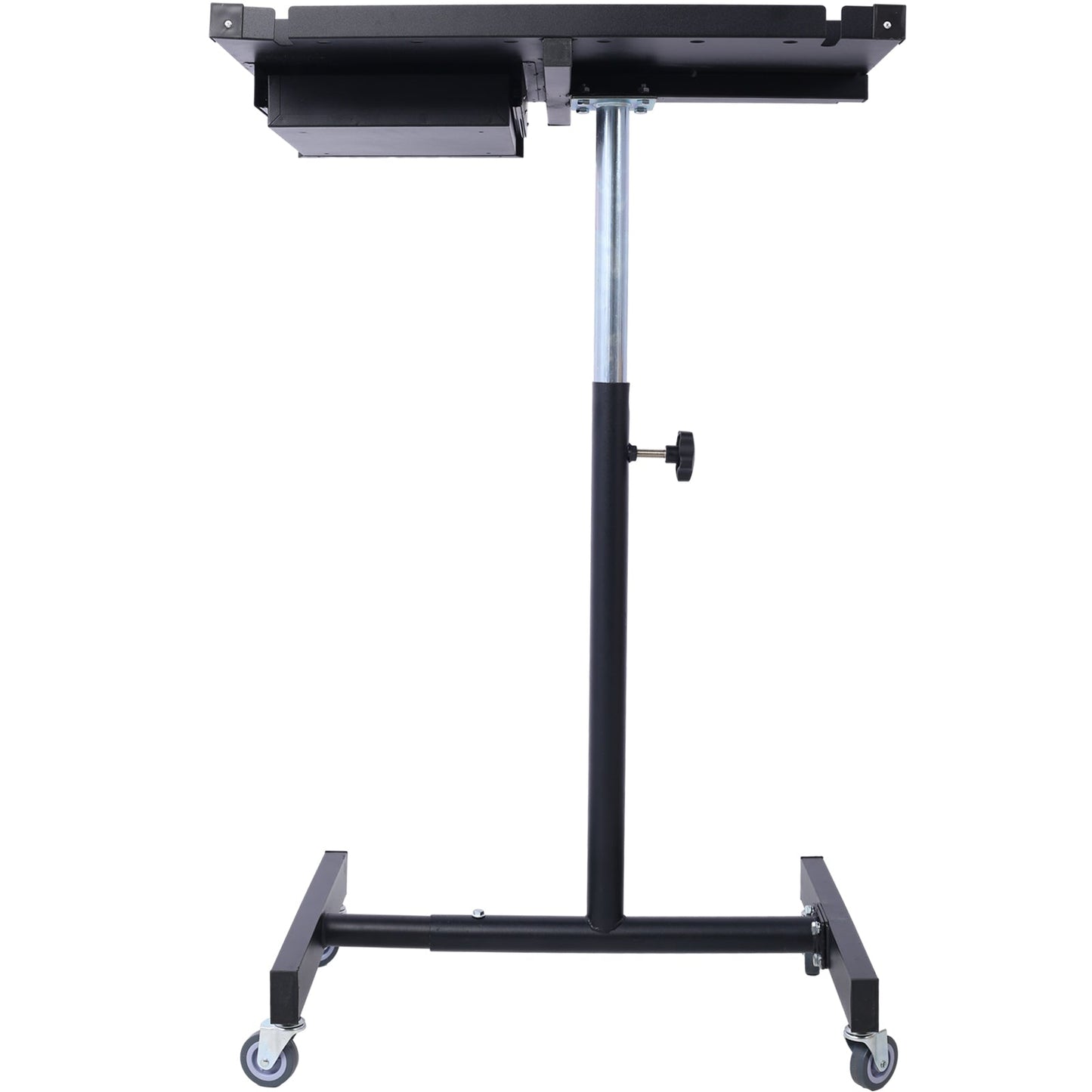 Adjustable Tear Down Work Table with Drawer for Garages, Repair Shops, and DIY, Portable, (4) 2.5' Swivel Casters, 220 Pound Capacity, Rubber Corners, Heavy Duty Steel,black - 1st Choice Furniture Direct