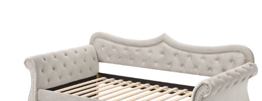 Adkins Beige Linen Daybed W/Trundle (Twin) - 1st Choice Furniture Direct