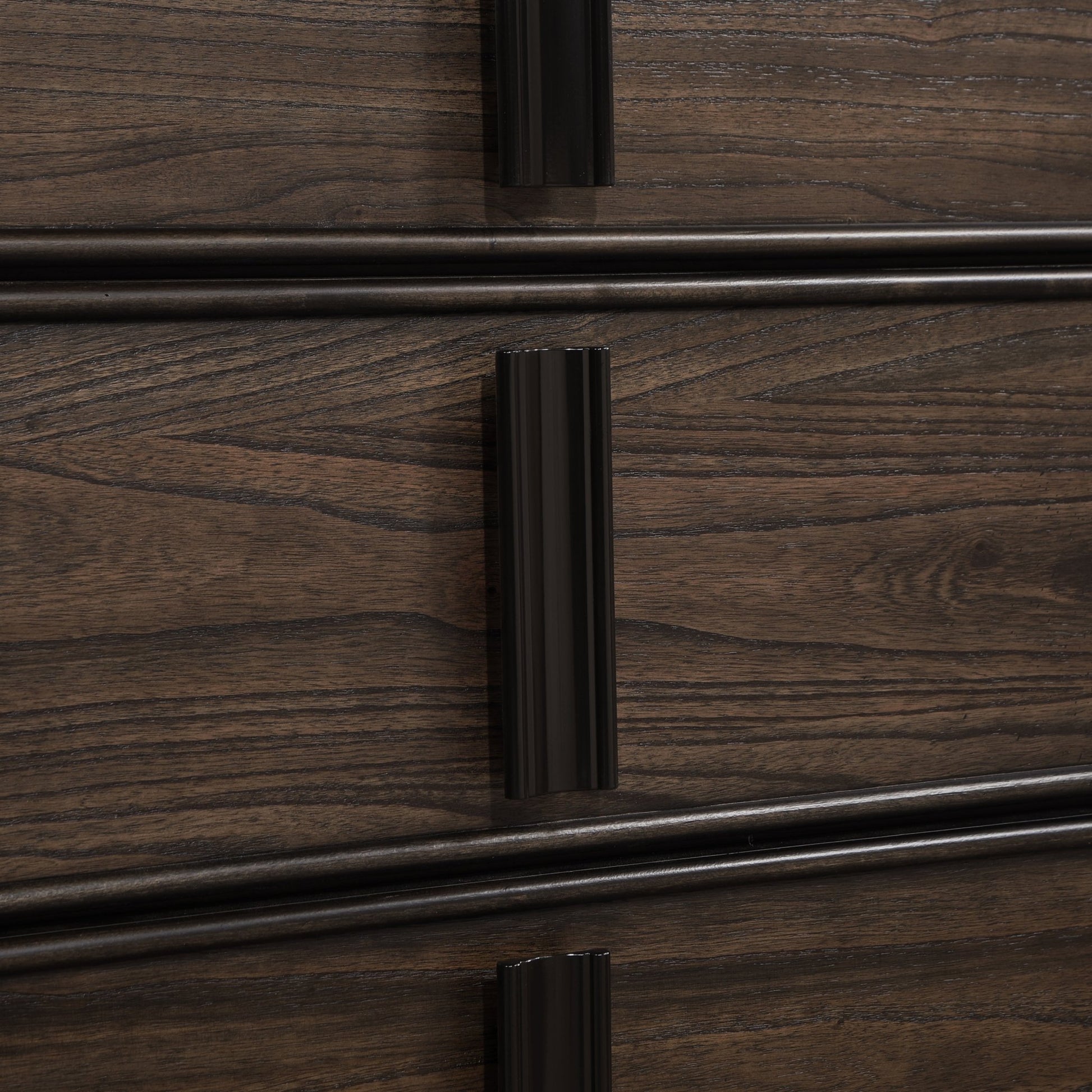 Aetheria Contemporary Wood 6 - Drawer Dresser in Dark Brown - 1st Choice Furniture Direct