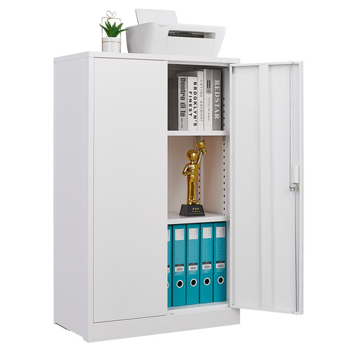 1st Choice Metal Storage Cabinet with Locking Doors and Adjustable Shelf
