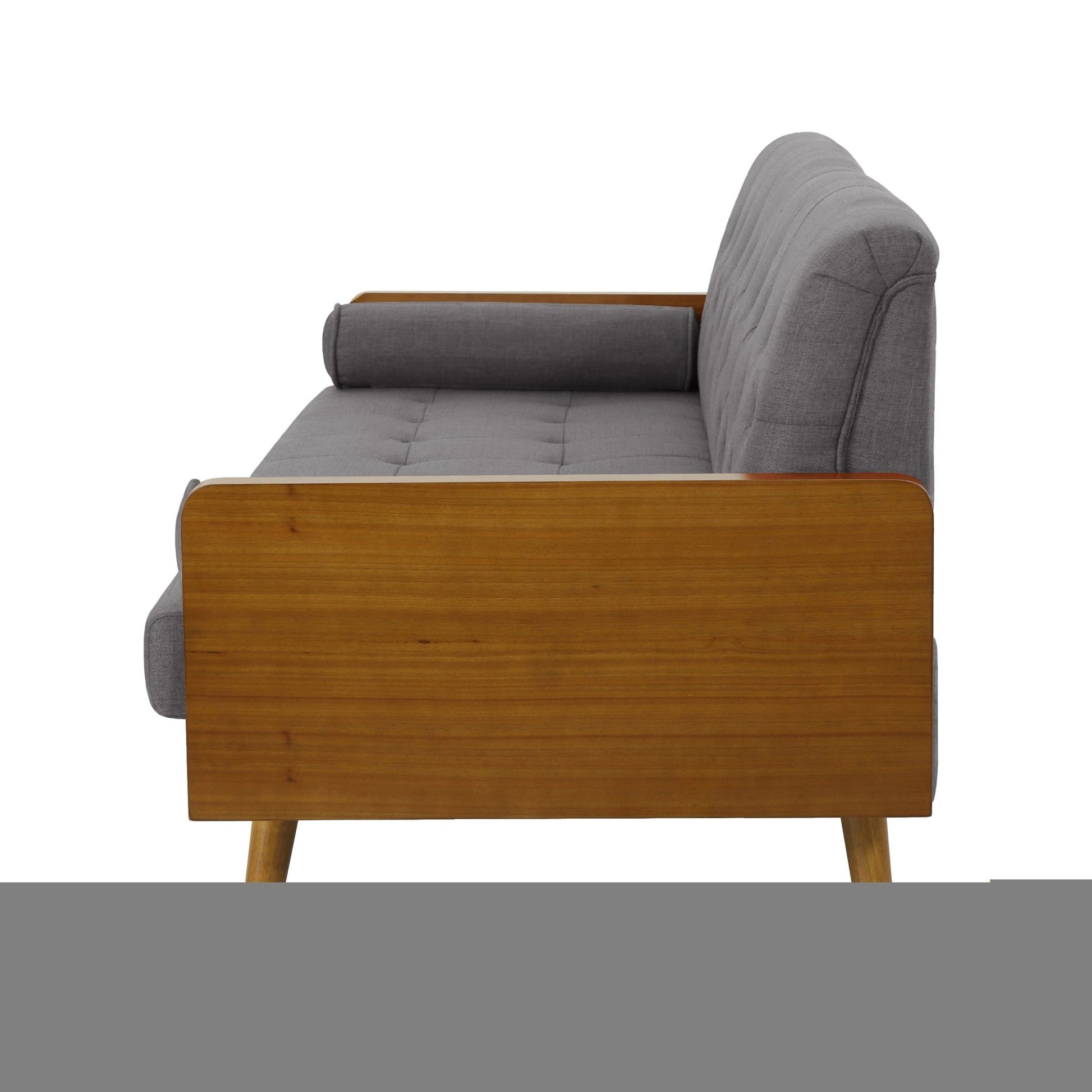 Aidan Mid Century Modern Tufted Fabric Sofa - 1st Choice Furniture Direct
