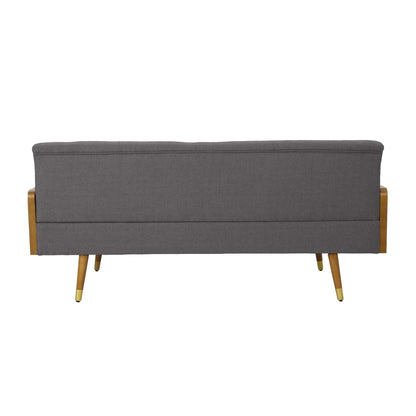 Aidan Mid Century Modern Tufted Fabric Sofa - 1st Choice Furniture Direct