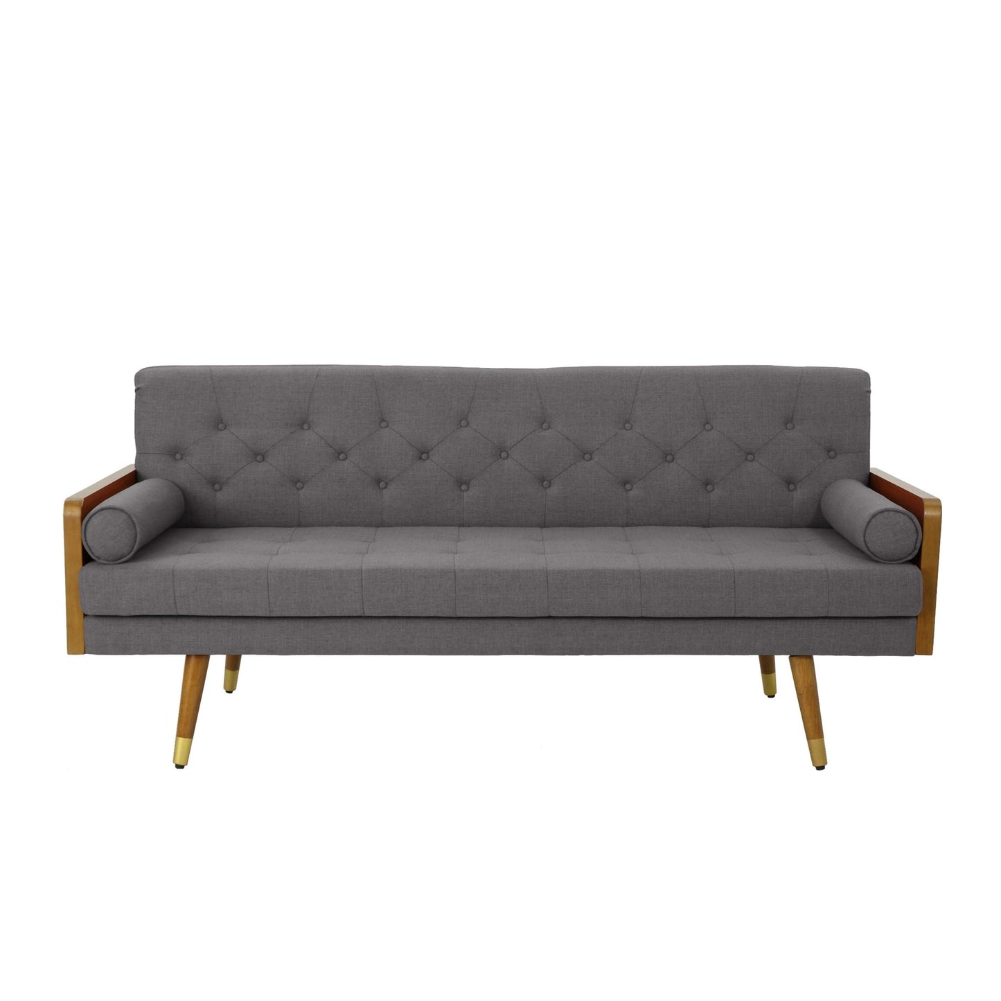 Aidan Mid Century Modern Tufted Fabric Sofa - 1st Choice Furniture Direct