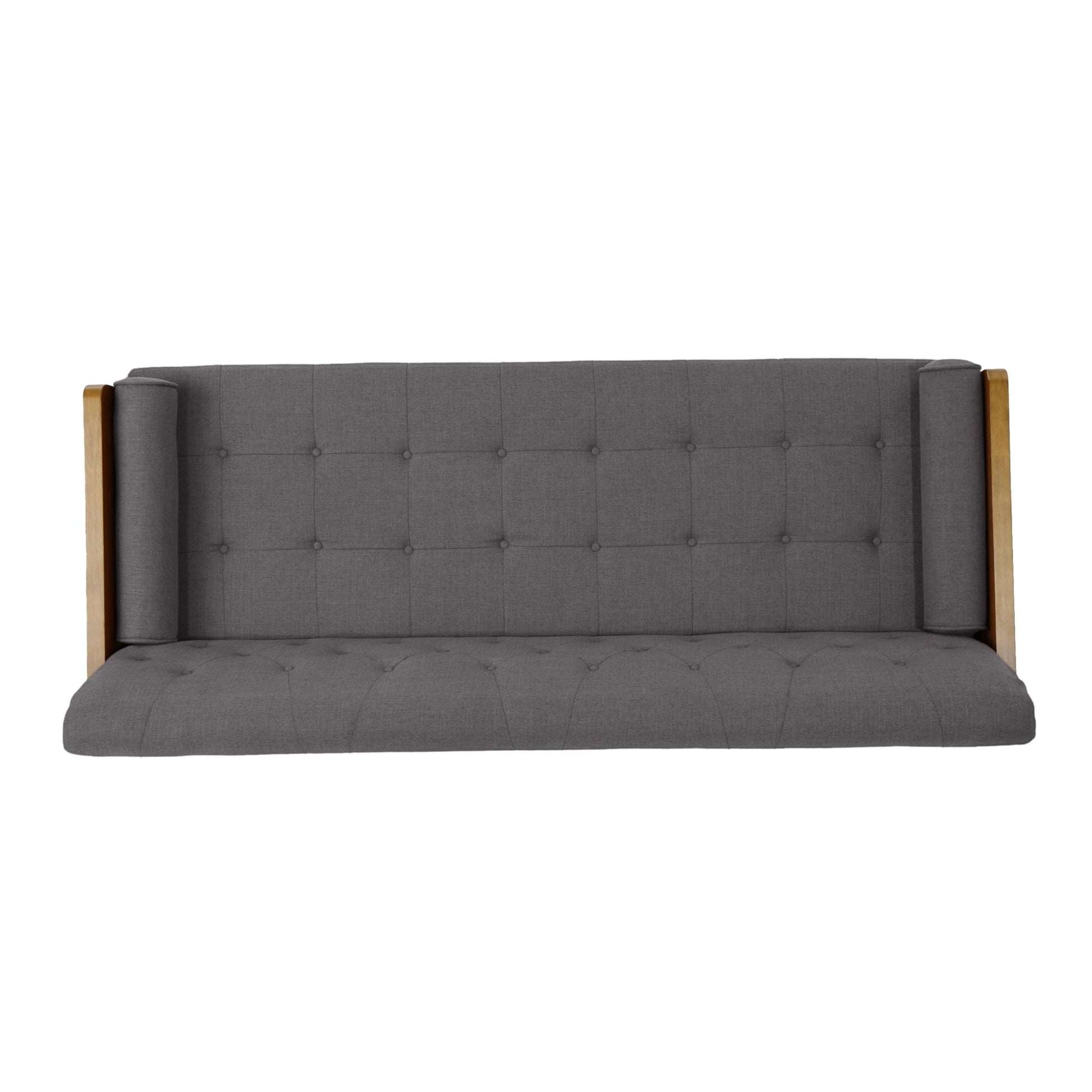 Aidan Mid Century Modern Tufted Fabric Sofa - 1st Choice Furniture Direct