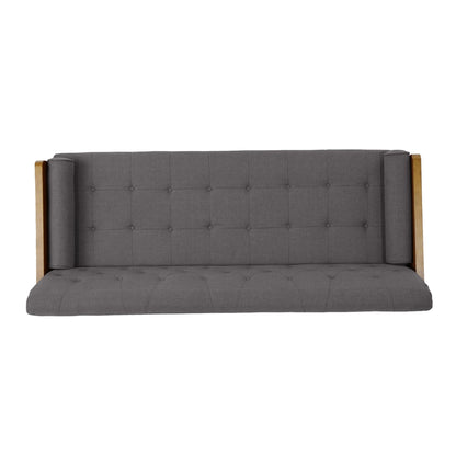Aidan Mid Century Modern Tufted Fabric Sofa - 1st Choice Furniture Direct