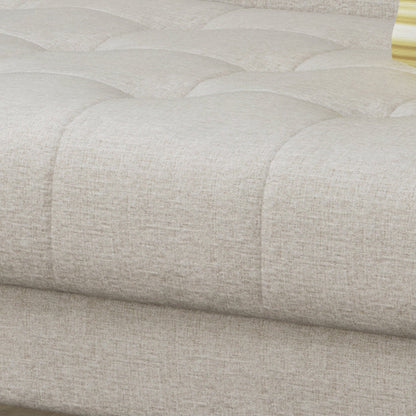 Aidan Mid Century Modern Tufted Fabric Sofa - 1st Choice Furniture Direct