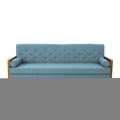 Aidan Mid Century Modern Tufted Fabric Sofa - 1st Choice Furniture Direct