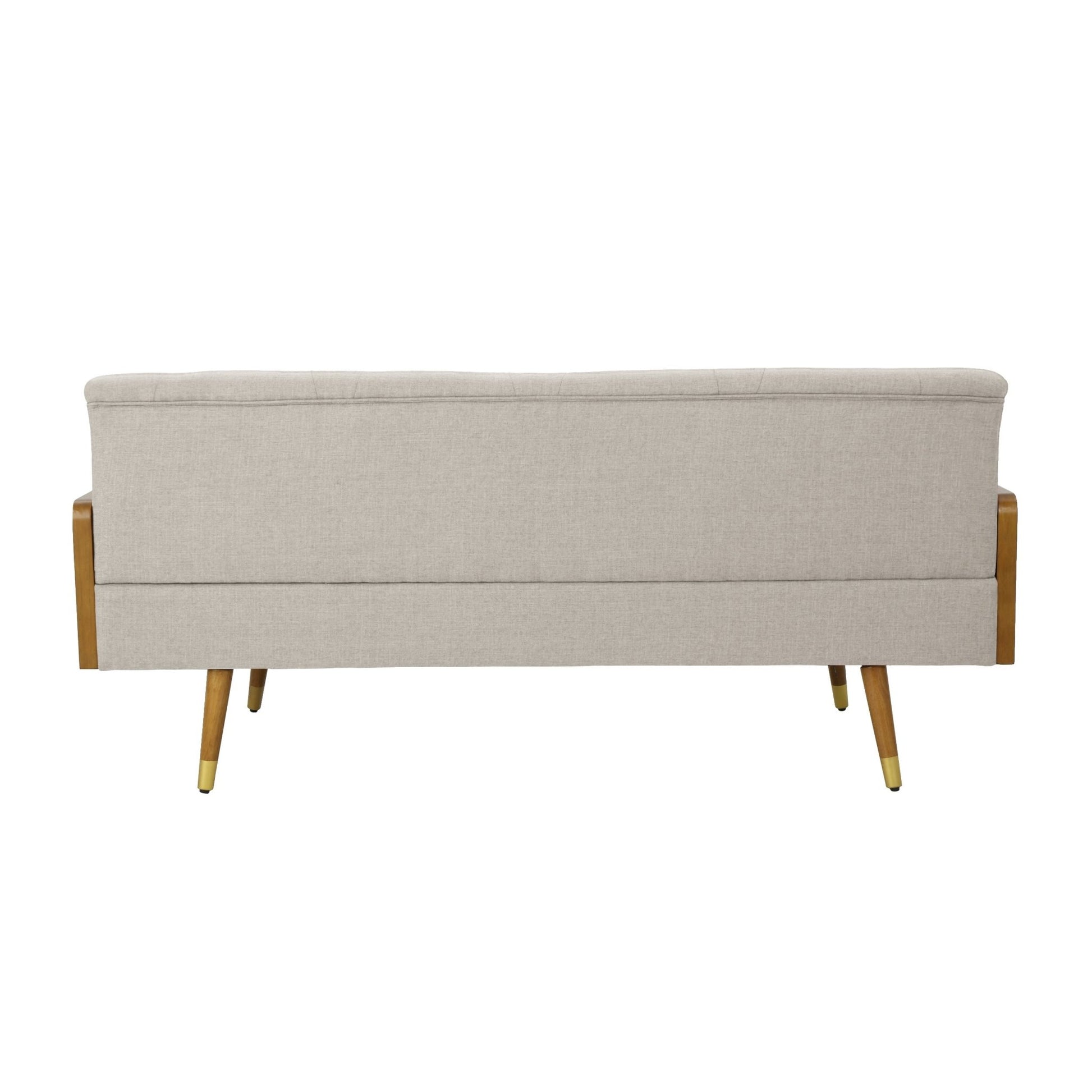 Aidan Mid Century Modern Tufted Fabric Sofa - 1st Choice Furniture Direct