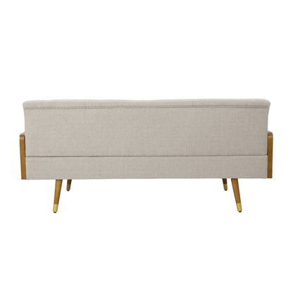 Aidan Mid Century Modern Tufted Fabric Sofa - 1st Choice Furniture Direct