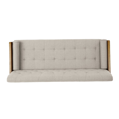 Aidan Mid Century Modern Tufted Fabric Sofa - 1st Choice Furniture Direct