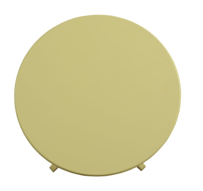Alger Light Yellow Finish Accent Table - 1st Choice Furniture Direct