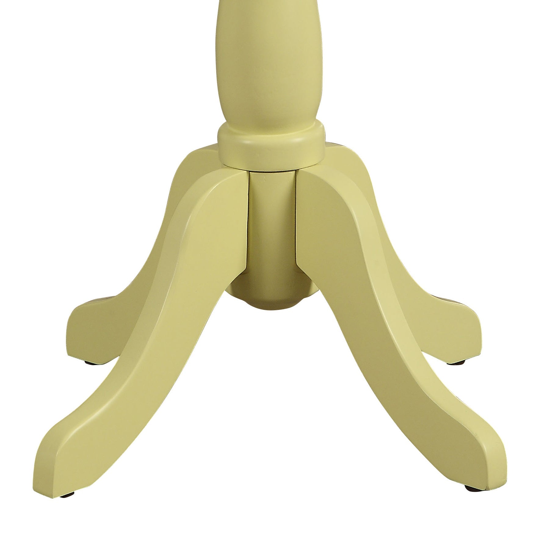 Alger Light Yellow Finish Accent Table - 1st Choice Furniture Direct