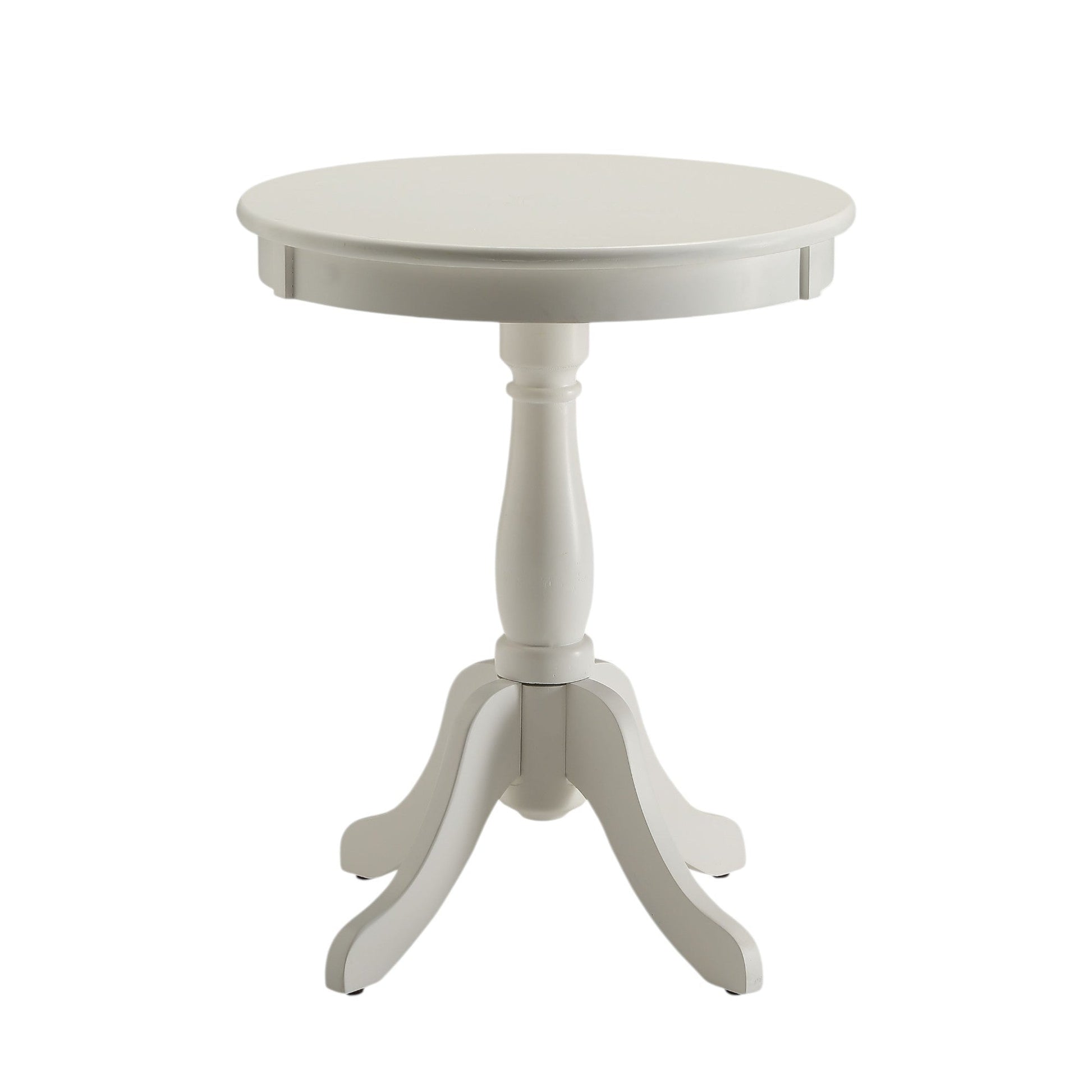 Alger White Finish Accent Table - 1st Choice Furniture Direct