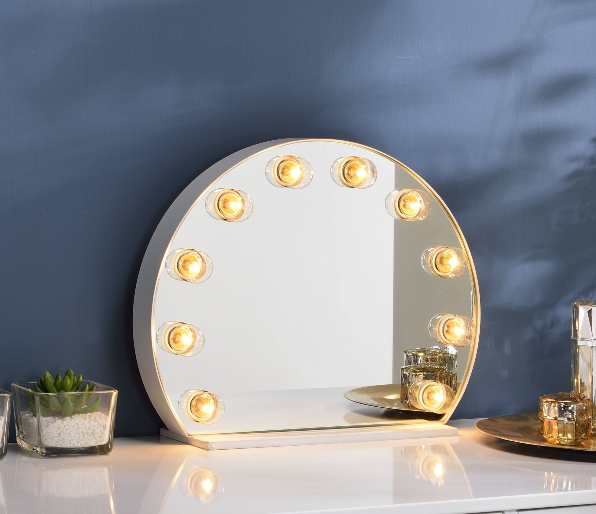 Alma White Finish Accent Mirror - 1st Choice Furniture Direct