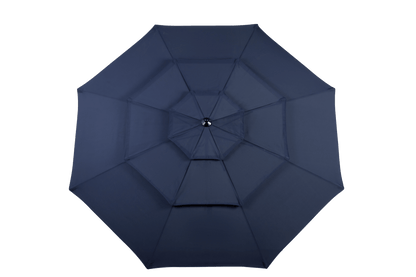 Aluminium 10ft 3 Tier Auto - tilt Umbrella ,Outdoor Patio Umbrella - Market Table Pool Deck Umbrella (Base Not Included) - (Navy blue ) - 1st Choice Furniture Direct