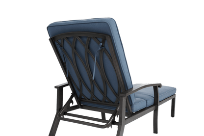 Aluminium Cast lounge chair - 1st Choice Furniture Direct