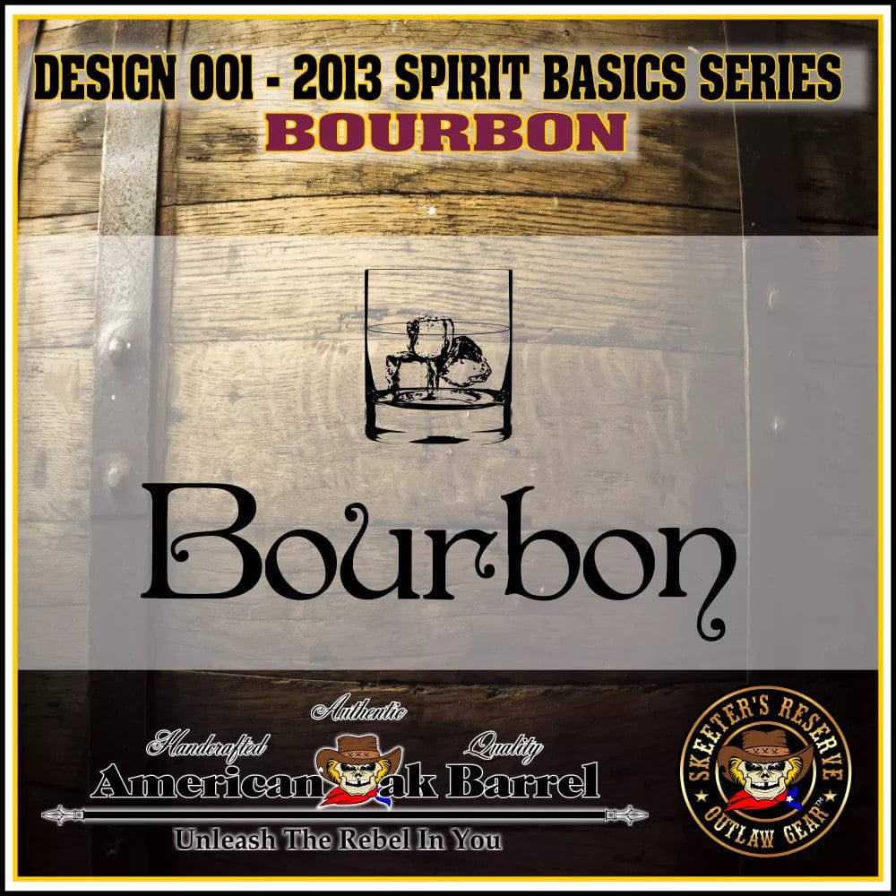 American Oak Barrel Outlaw Kits American Oak Barrel Engraved Outlaw Kit™ (001) Bourbon - Create Your Own Spirits