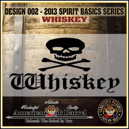 American Oak Barrel Outlaw Kits American Oak Barrel Engraved Outlaw Kit™ (002) Whiskey - Create Your Own Spirits