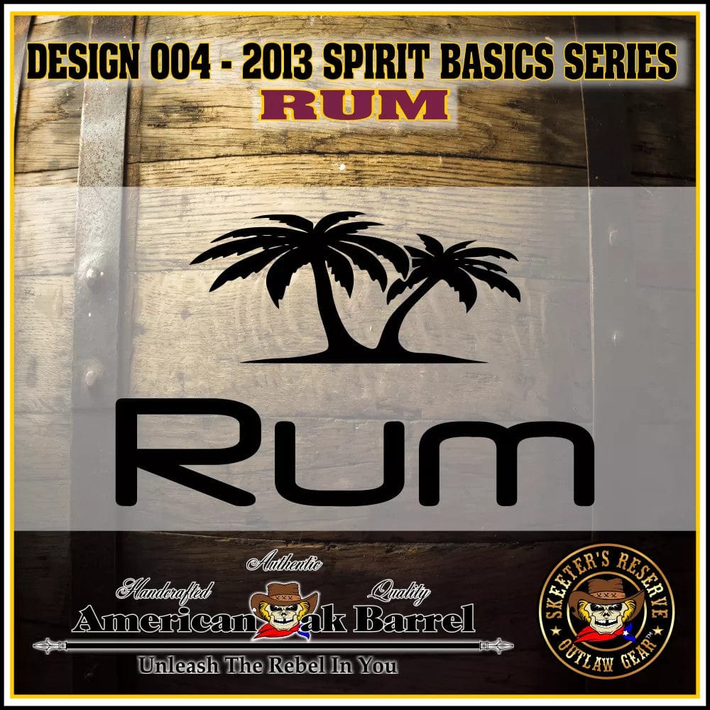 American Oak Barrel Outlaw Kits American Oak Barrel Engraved Outlaw Kit™ (004) Rum - Create Your Own Spirits