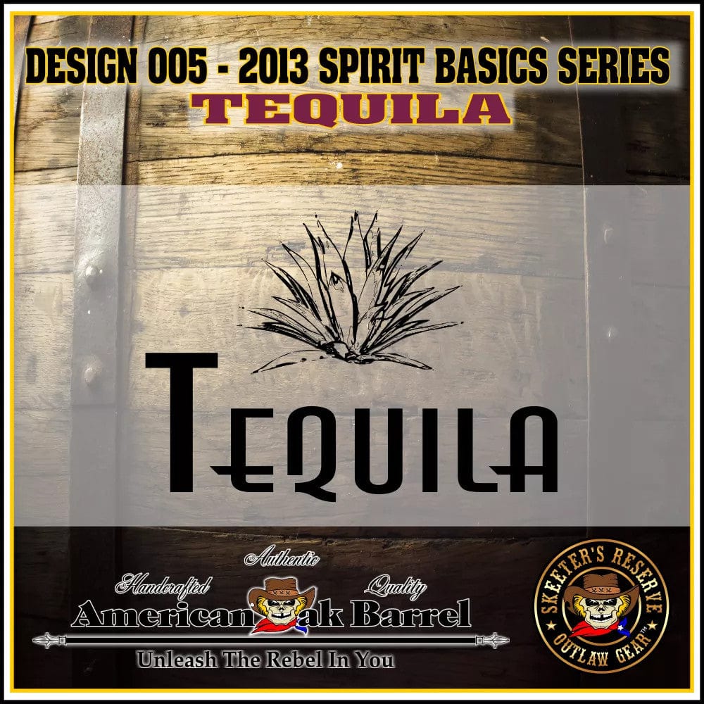 American Oak Barrel Outlaw Kits American Oak Barrel Engraved Outlaw Kit™ (005) Tequila - Create Your Own Spirits