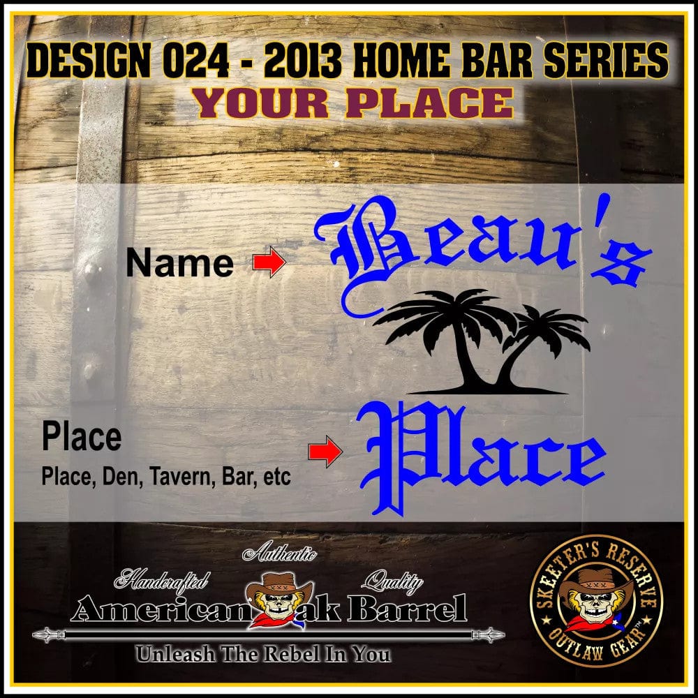 American Oak Barrel Outlaw Kits American Oak Barrel Personalized Outlaw Kit™ (024) Your Place - Create Your Own Spirits