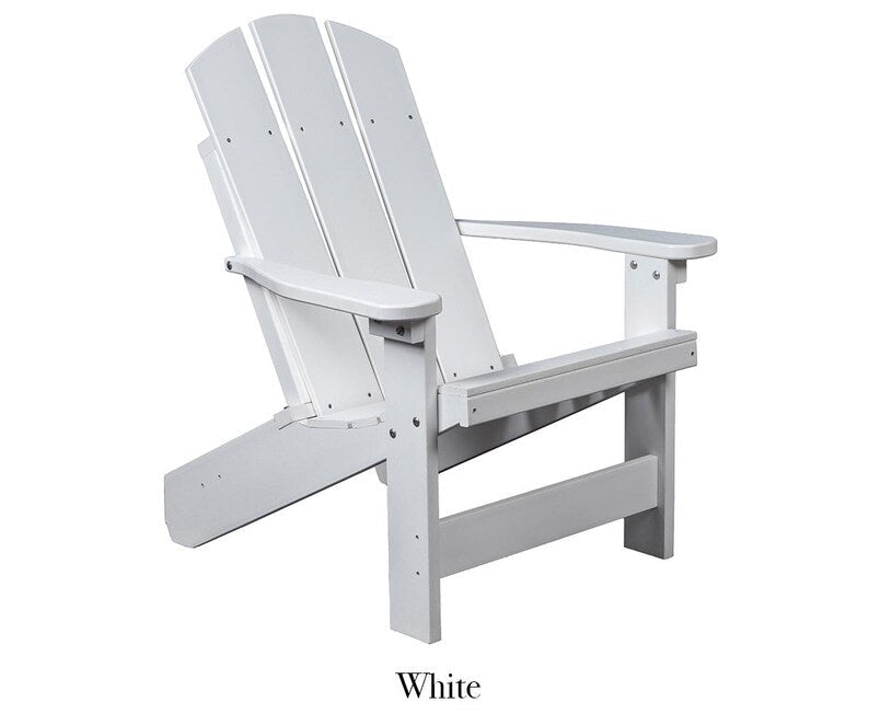 Amish Handcrafted Poly Adirondack Chair Outdoor Patio Chair - 1st Choice Furniture Direct