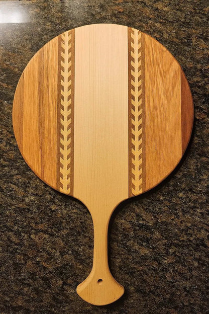 Amish Handcrafted Walnut Maple Oak Cutting Board - 1st Choice Furniture Direct