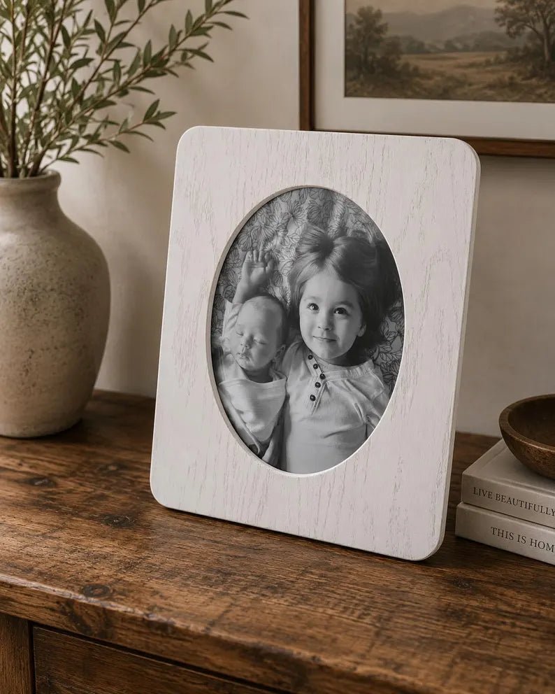 Amish Handmade 8x10 Oak Fiber Core Picture Frame – Farmhouse Wall & Table Display - 1st Choice Furniture Direct