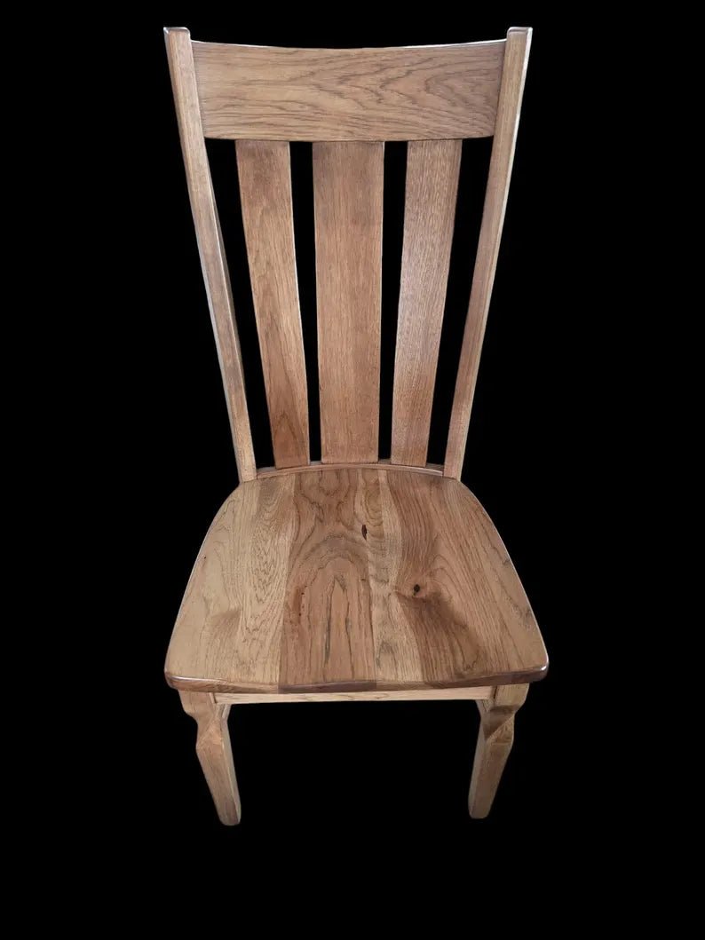 Amish Hickory 7 Piece Dining Set with Twisted Legs | Solid Wood Dining Table & Chairs - 1st Choice Furniture Direct