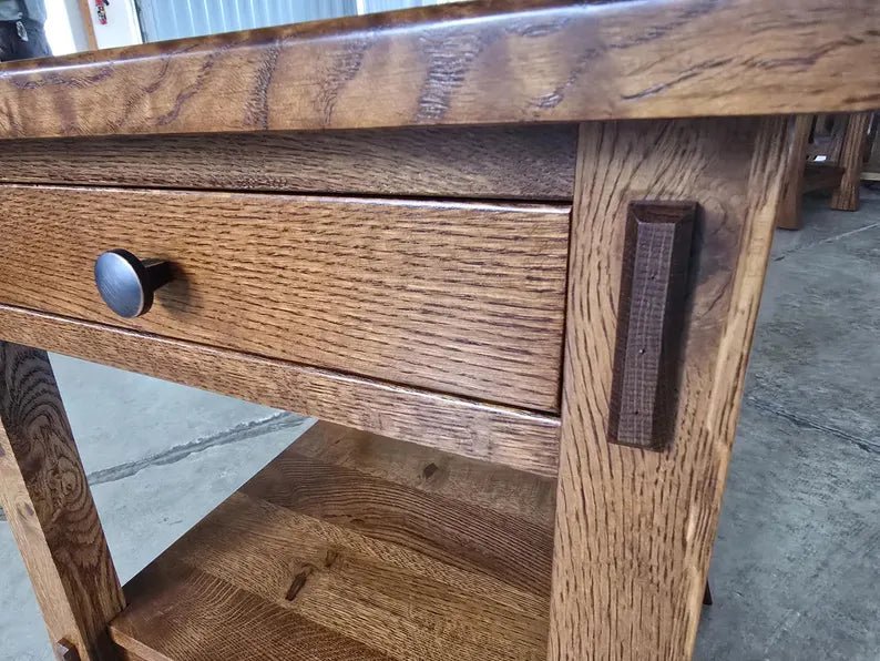 Amish Mission Style Coffee Table and End Table Set - 1st Choice Furniture Direct