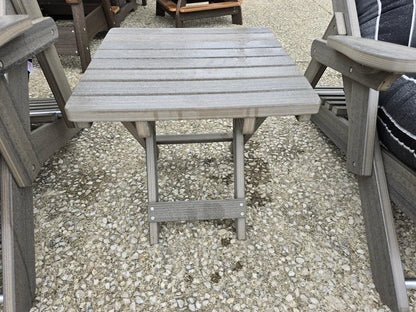 Amish Poly Reclining Adirondack Chair Set with Table & Footrests - 1st Choice Furniture Direct