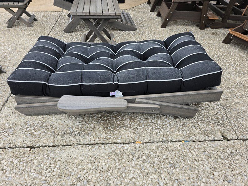 Amish Poly Reclining Adirondack Chair Set with Table & Footrests - 1st Choice Furniture Direct
