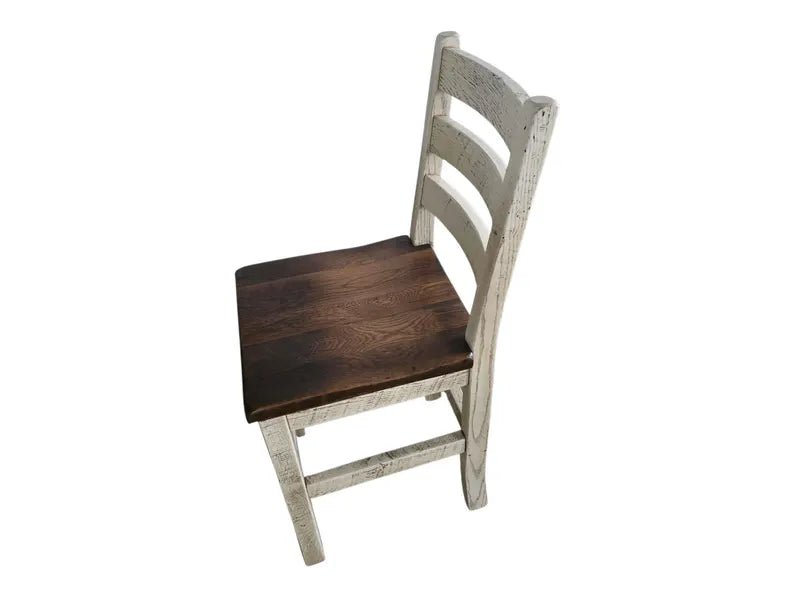 Amish Reclaimed Barn Wood Dining Set | 42" Pub Table with 4 Chairs - 1st Choice Furniture Direct