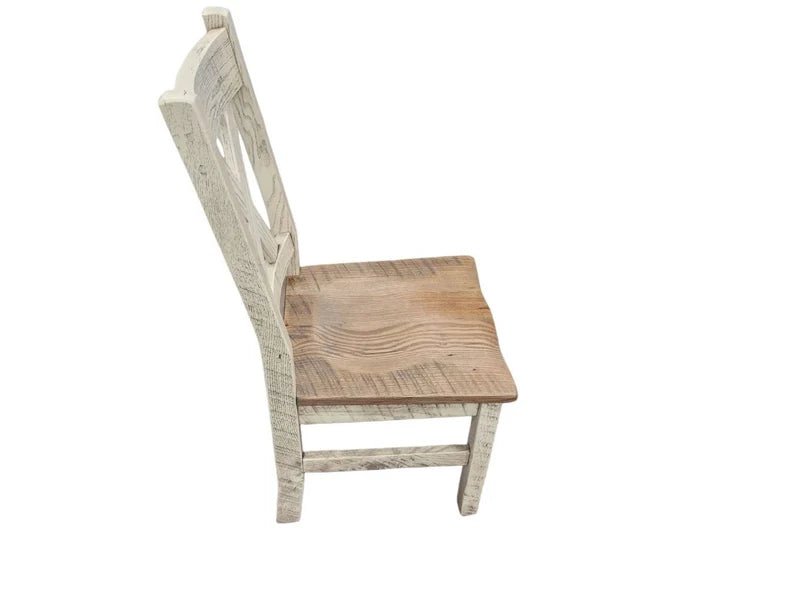 Amish Reclaimed Barnwood Dining Set with Bench | Western Railway - 1st Choice Furniture Direct