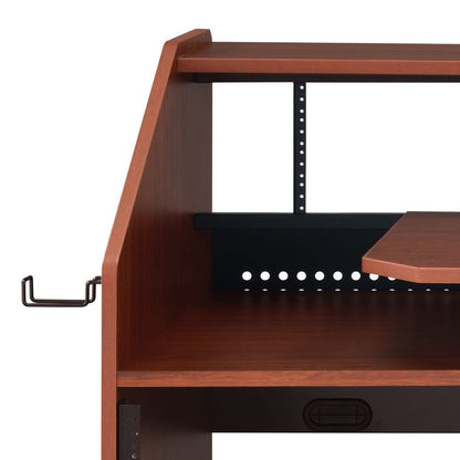 Annette Cherry Finish Music Desk - 1st Choice Furniture Direct