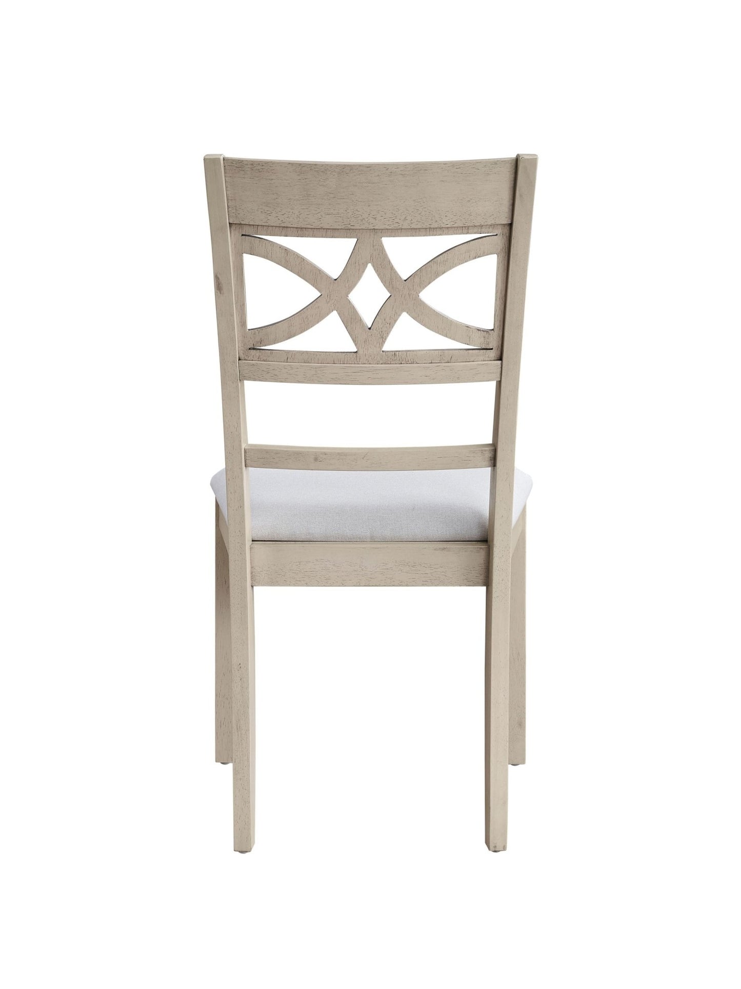 Antique Gray Linen Dining Chair with Padded Seat - 1st Choice Furniture Direct