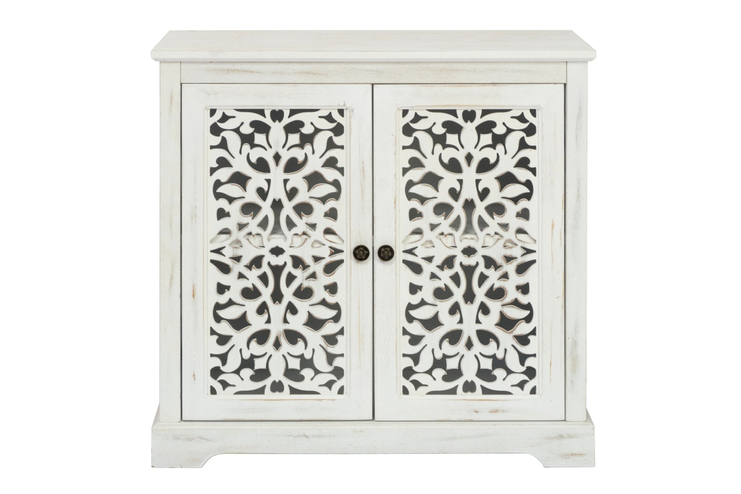 Antique Sideboard Storage Cabinet, Vintage Accent Cabinet, 2 carving Doors Buffet Server Console Cabinet for Kitchen Dining Room Living Room Hallway - 1st Choice Furniture Direct