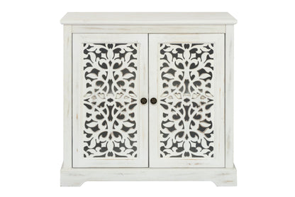 Antique Sideboard Storage Cabinet, Vintage Accent Cabinet, 2 carving Doors Buffet Server Console Cabinet for Kitchen Dining Room Living Room Hallway - 1st Choice Furniture Direct