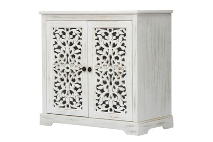 Antique Sideboard Storage Cabinet, Vintage Accent Cabinet, 2 carving Doors Buffet Server Console Cabinet for Kitchen Dining Room Living Room Hallway - 1st Choice Furniture Direct