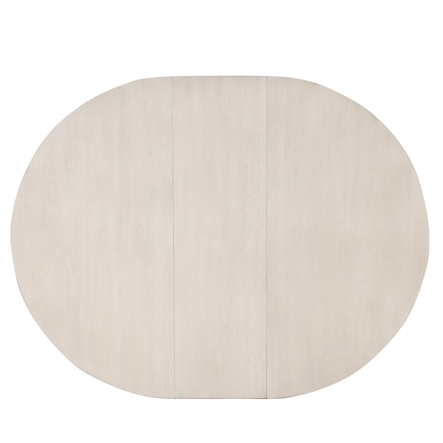 Antique White Modern Dining Table Set for 4 with Round Table and Chairs, Solid Wood & MDF - 1st Choice Furniture Direct