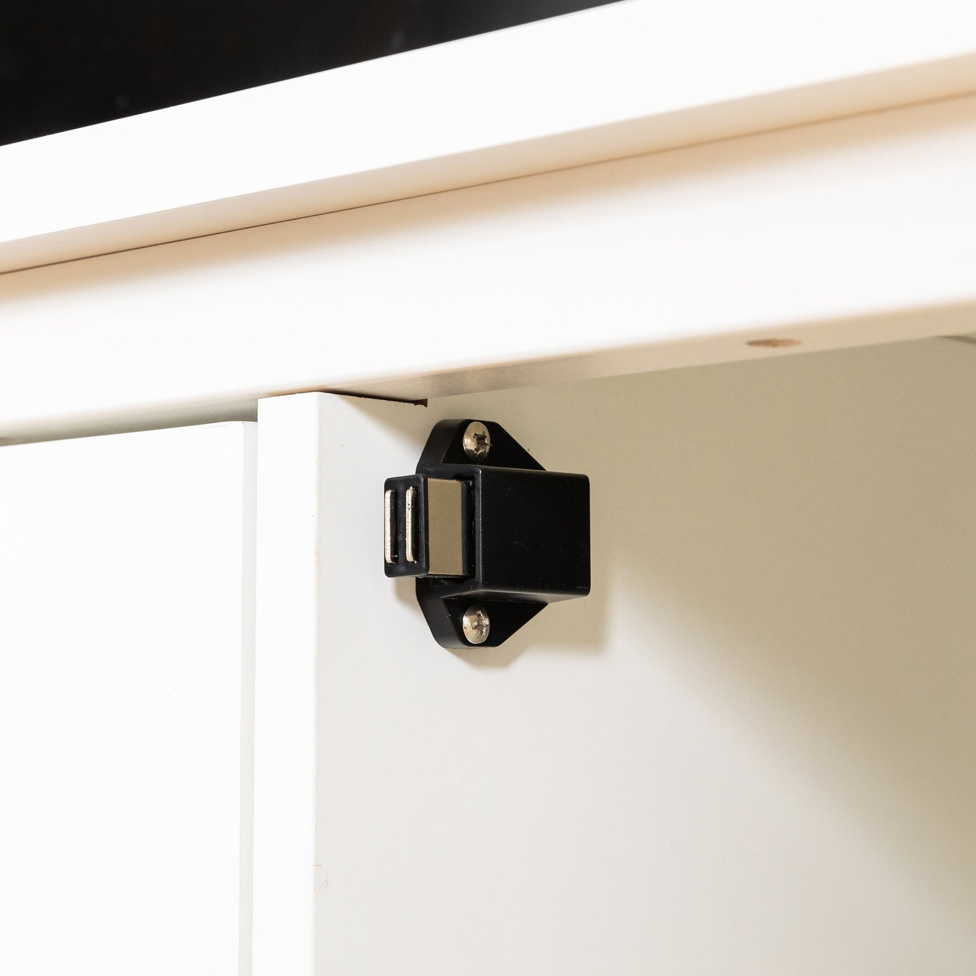 Antique White Stylish TV Cabinet Entertainment Center with Solid Wood Frame and Changhong Glass Door - 1st Choice Furniture Direct