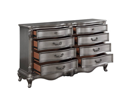Ariadne Antique Platinum Finish Dresser - 1st Choice Furniture Direct