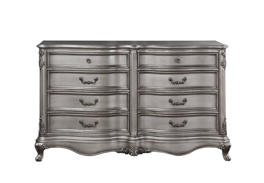 Ariadne Antique Platinum Finish Dresser - 1st Choice Furniture Direct