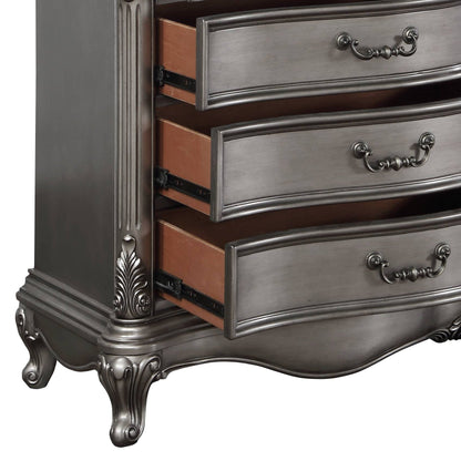 Ariadne Antique Platinum Finish Dresser - 1st Choice Furniture Direct
