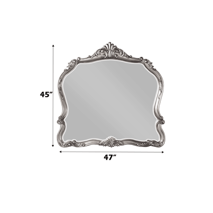 Ariadne Antique Platinum Finish Mirror - 1st Choice Furniture Direct