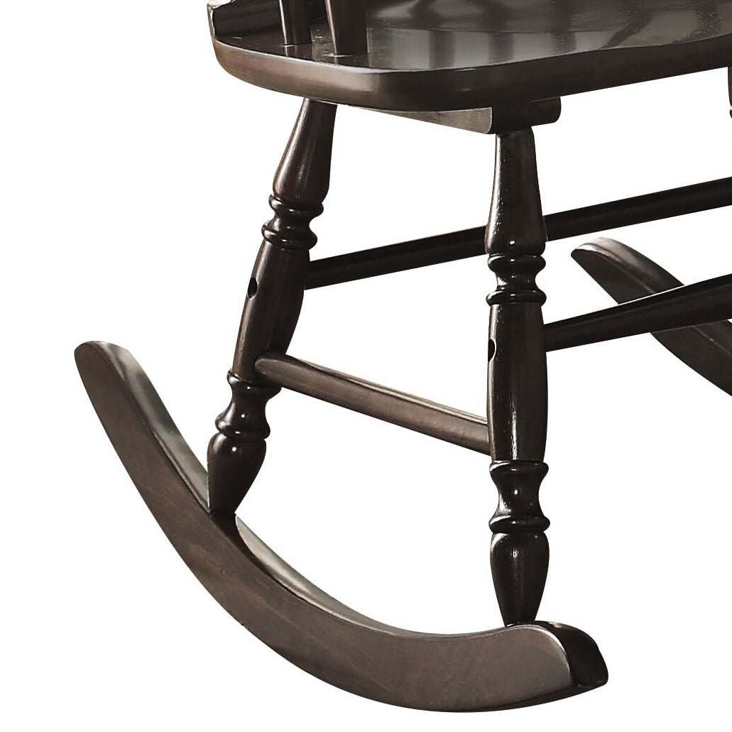 Arlo Black Finish Rocking Chair - 1st Choice Furniture Direct