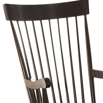 Arlo Black Finish Rocking Chair - 1st Choice Furniture Direct