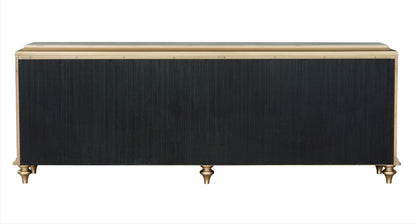 Ashtin Brown Finish Console Cabinet - 1st Choice Furniture Direct