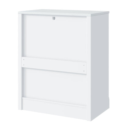 [Assembly Video Provided] TOPMAX Modern Freestanding Kitchen Pantry,Buffet Food Storage, Coffee Bar Cabinet with Drawer, 2 Adjustable Shelves and 2 Door Shelves for Dining, Kitchen, Set of 2, White - 1st Choice Furniture Direct